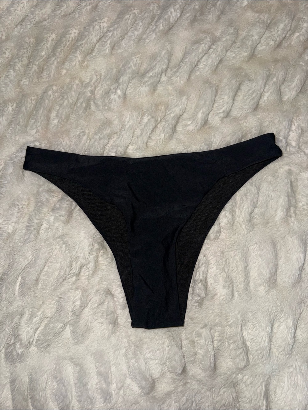 Black Bikini Bottom - Classic Solid Swimwear